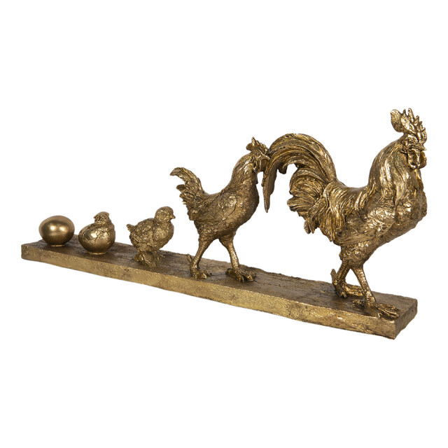 Clayre & Eef Beeld haan 59x10x27 cm polyresin haan woonaccessoires 1094754 large