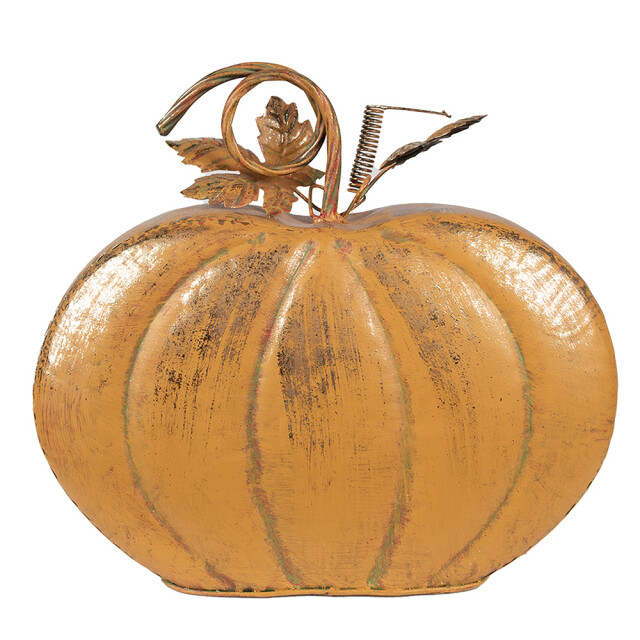 Clayre & Eef Decoratie pompoen 34x15x32 cm ijzer 2912526 large