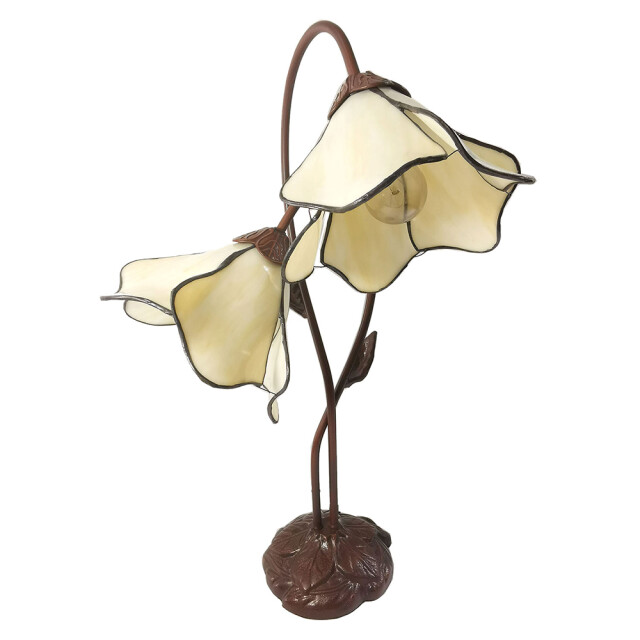 LumiLamp Tiffany tafellamp 40x21x64 cm kunststof glas tiffany bureaulamp 1095375 large