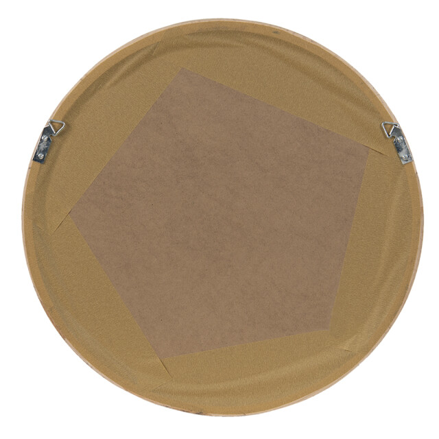 Clayre & Eef Spiegel Ø 50 cm hout rond grote spiegel 1935483 large