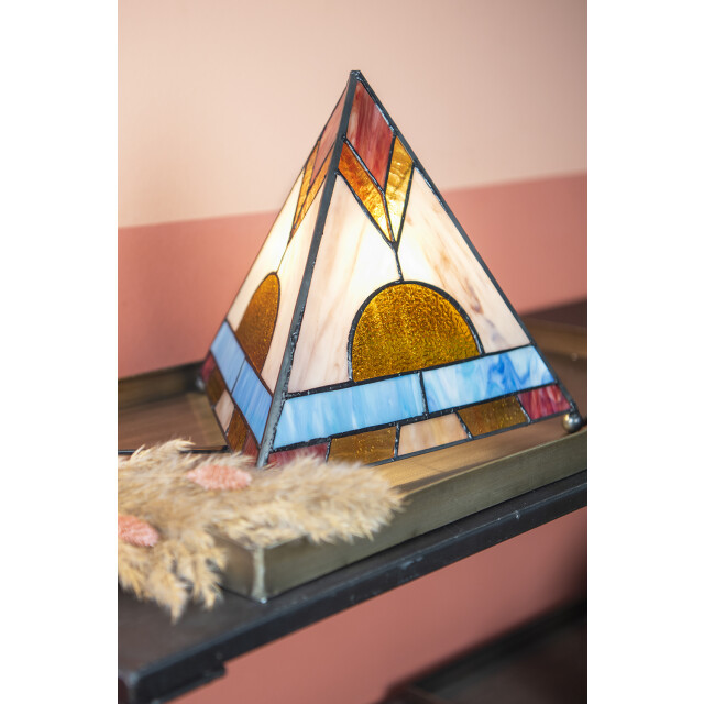 LumiLamp Tiffany tafellamp 26x26x30 cm glas tiffany bureaulamp 1980484 large