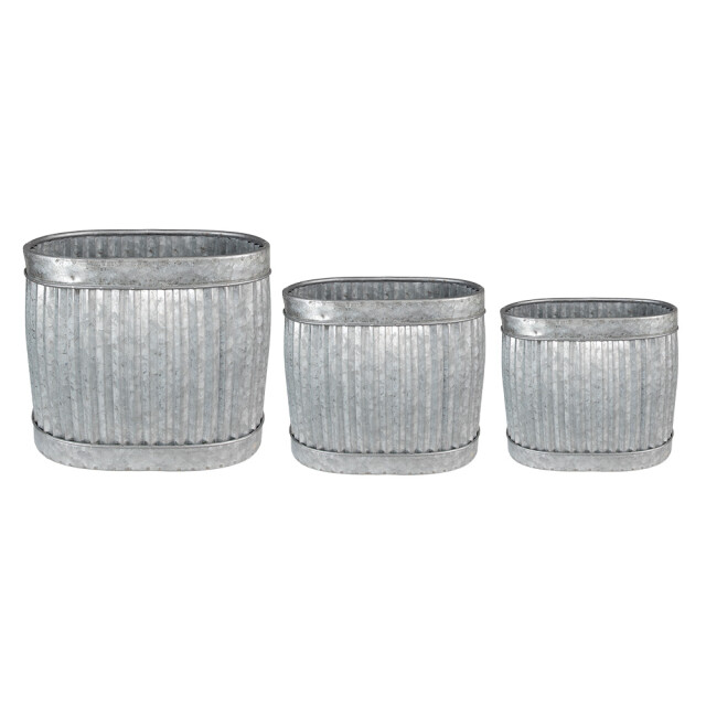 Clayre & Eef Planthouder 38x28x36 cm metaal rechthoek bloempot 2411402 large