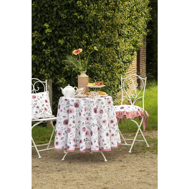 Clayre & Eef Bistroset bistrotafel bistrostoel 3-delig Ø 60x70 ijzer 1089025 large