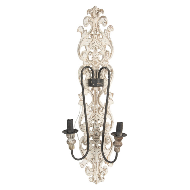 Clayre & Eef Wandlamp 45x8x95 cm hout muurlamp 1095856 large