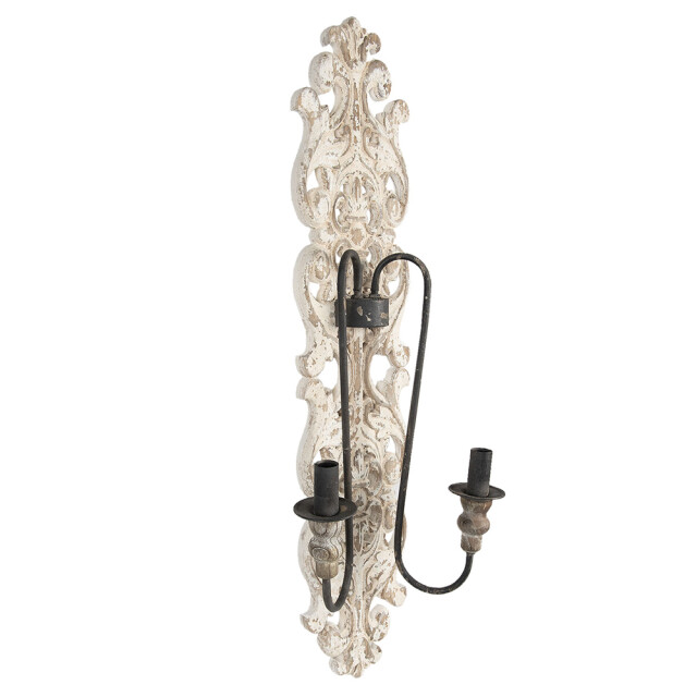 Clayre & Eef Wandlamp 45x8x95 cm hout muurlamp 1095856 large