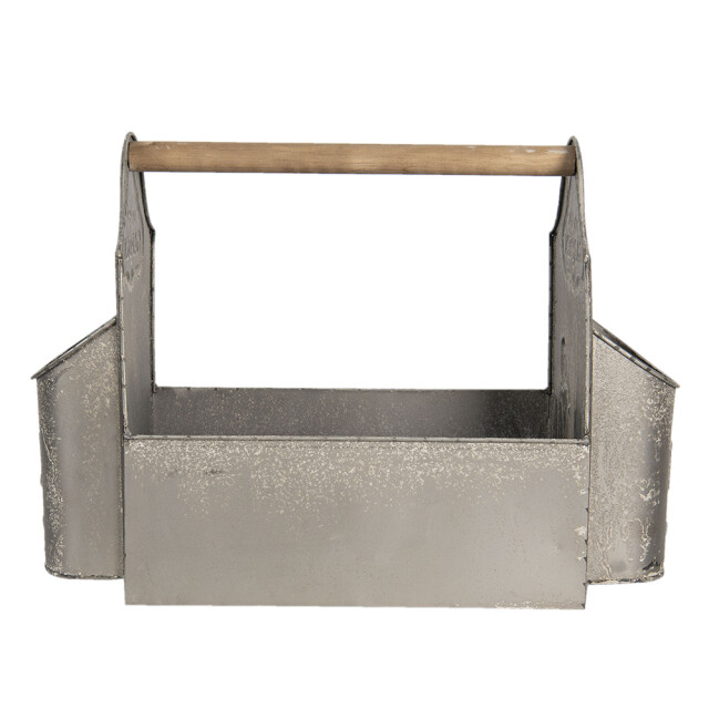 Clayre & Eef Decoratie tuingereedschapskist 50x26x23 cm ijzer rechthoek 1106633 large