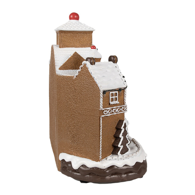 Clayre & Eef Kerstdecoratie met led-verlichting en muziek 33x17x30 cm 2940625 large