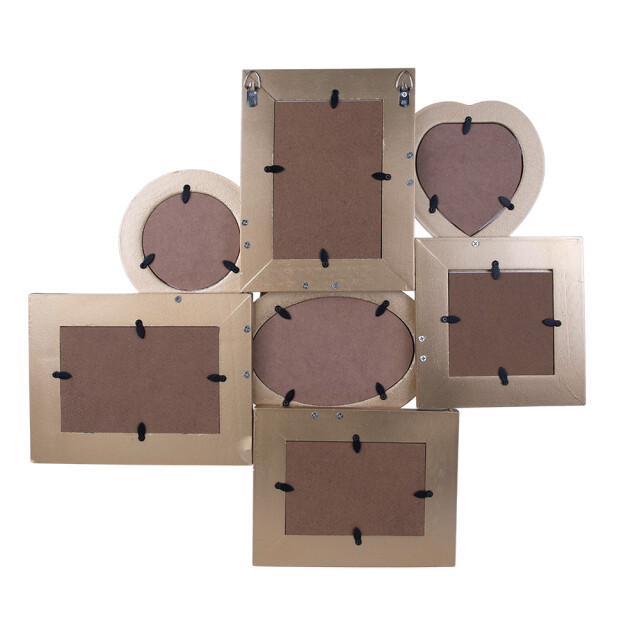 Clayre & Eef Fotolijst 10x10 / 10x15 / 15x10 / 9x9 cm mdf fotokader 2088731 large