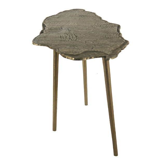 Clayre & Eef Bijzettafel 90x42x52 cm aluminium 1785558 large