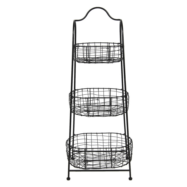 Clayre & Eef Mandenrek 42x30x108 cm ijzer rechthoek keukenrek 1225614 large