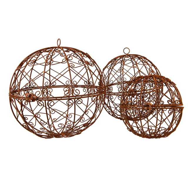 Clayre & Eef Decoratie bal Ø 30 cm metaal decoratie 2100075 large