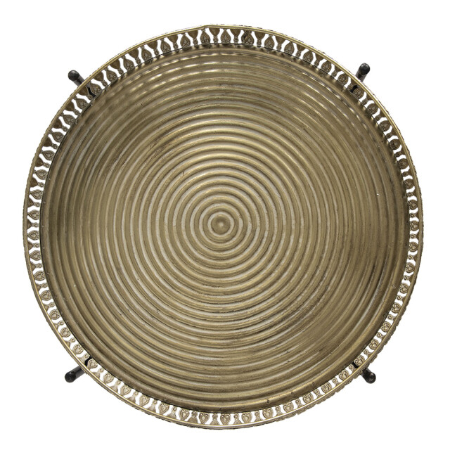 Clayre & Eef Bijzettafel Ø 49x52 cm ijzer rond 1095954 large