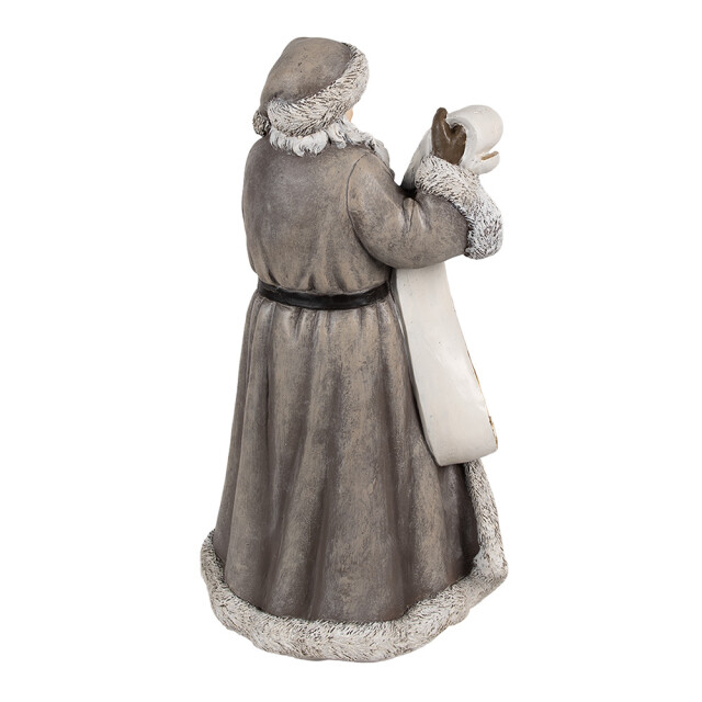 Clayre & Eef Kerstdecoratie beeld kerstman 22x18x40 cm kunststof 2959591 large