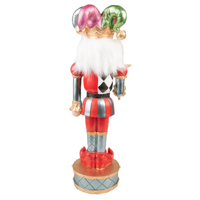 Clayre & Eef Beeld harlekijn 38 cm blauw polyresin kerstdecoratie 2047921 large