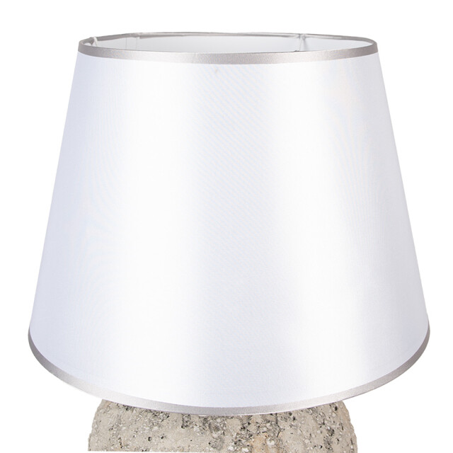 Clayre & Eef Tafellamp Ø 35x59 cm terracotta bureaulamp 2917069 large