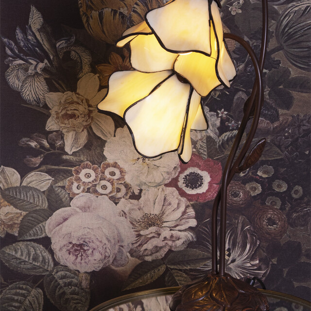 LumiLamp Tiffany tafellamp 40x21x64 cm kunststof glas tiffany bureaulamp 1095375 large