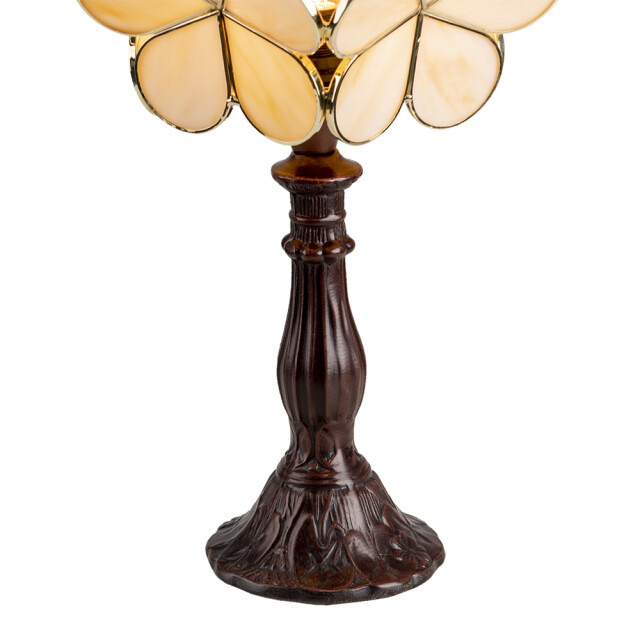 LumiLamp Tiffany tafellamp 21x21x38 cm polyresin glas bloem tiffany 1387301 large