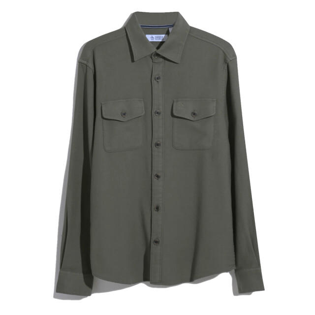 Original Penguin Double pocket overshirt dusty olive OPWF2414/P307 large