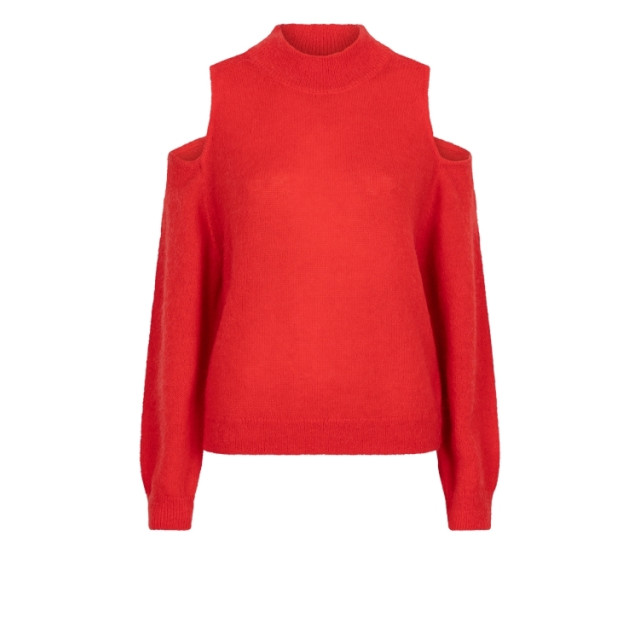 Dante 6 D6 aviel open shoulder sweater D6 Aviel Open Shoulder Sweater/885 Bright Red large