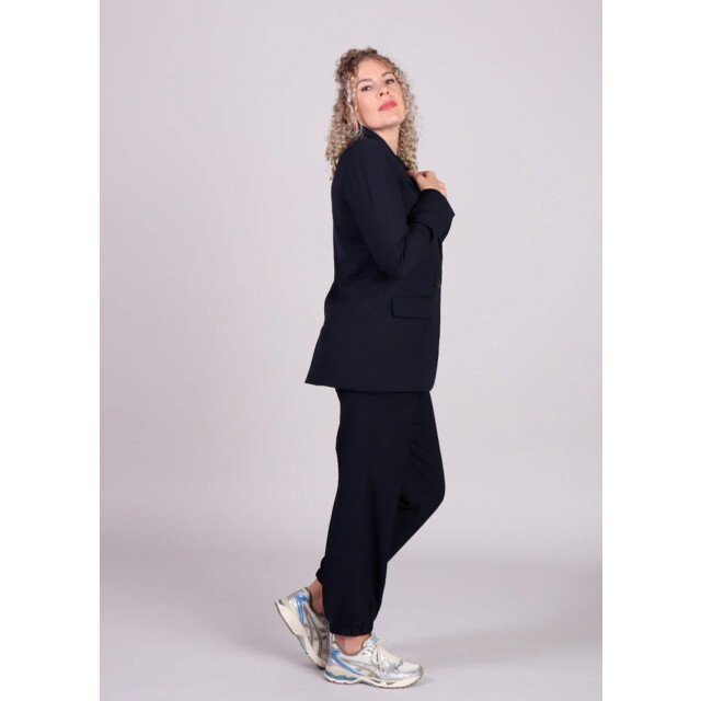 Moss Copenhagen Donker krijtstreep pantalon maelynn 8970458857800 large