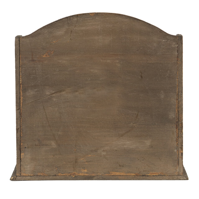 Clayre & Eef Brievenhouder 33x13x31 cm hout postbakje 1781742 large