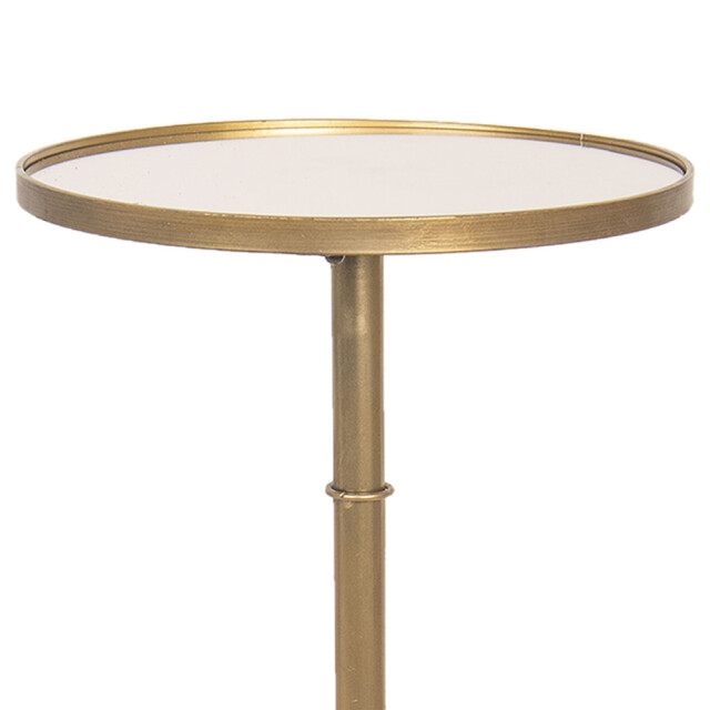 Clayre & Eef Bijzettafel Ø 40x81 cm metaal rond 1089020 large