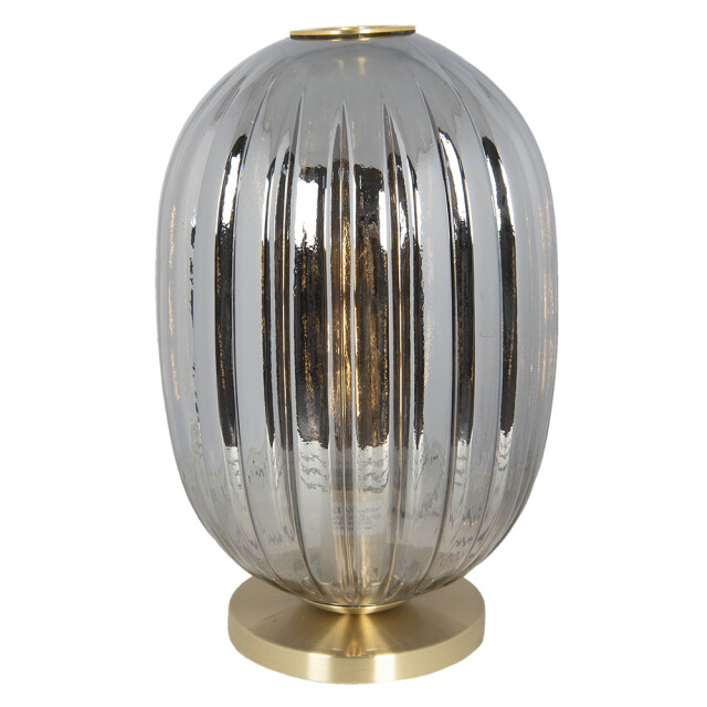 Clayre & Eef Tafellamp Ø 20x35 cm metaal bureaulamp 2024968 large