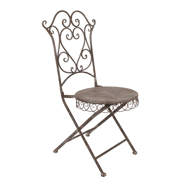 Clayre & Eef Tuinstoel 49x49x95 cm ijzer 2877183 large