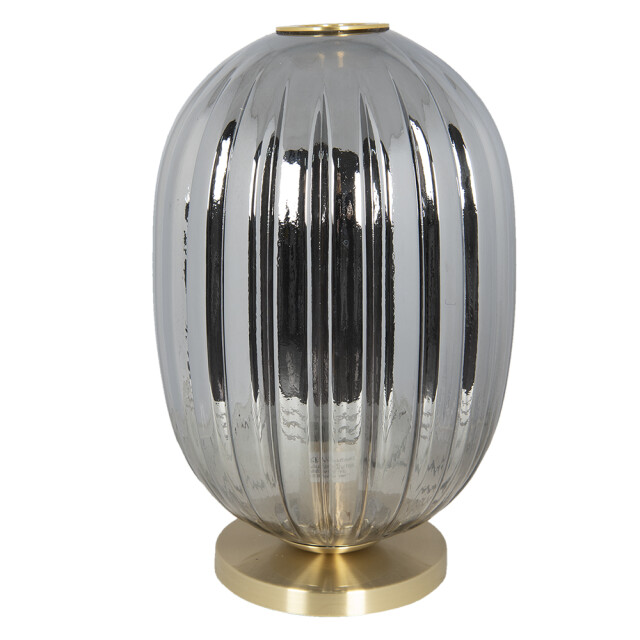 Clayre & Eef Tafellamp Ø 20x35 cm metaal bureaulamp 2024968 large