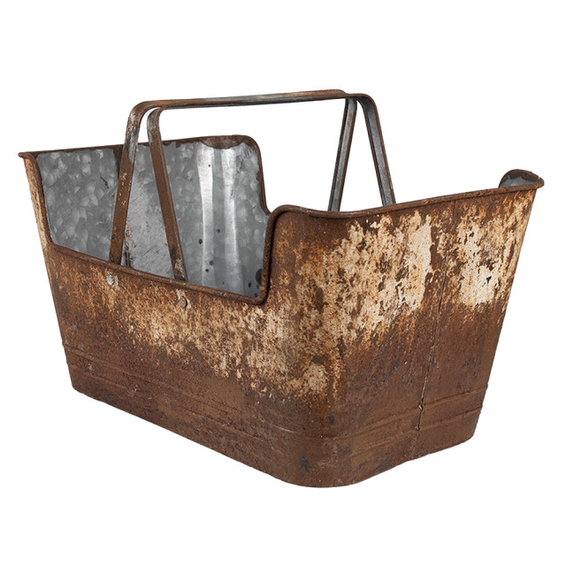 Clayre & Eef Planthouder 45x28x23 cm ijzer rechthoek bloempot binnen 1090780 large