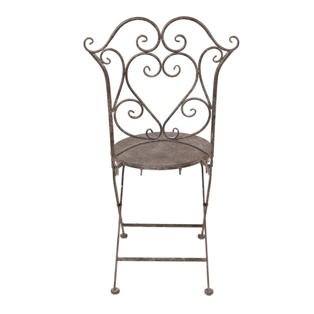 Clayre & Eef Tuinstoel 49x49x95 cm ijzer 2877183 large