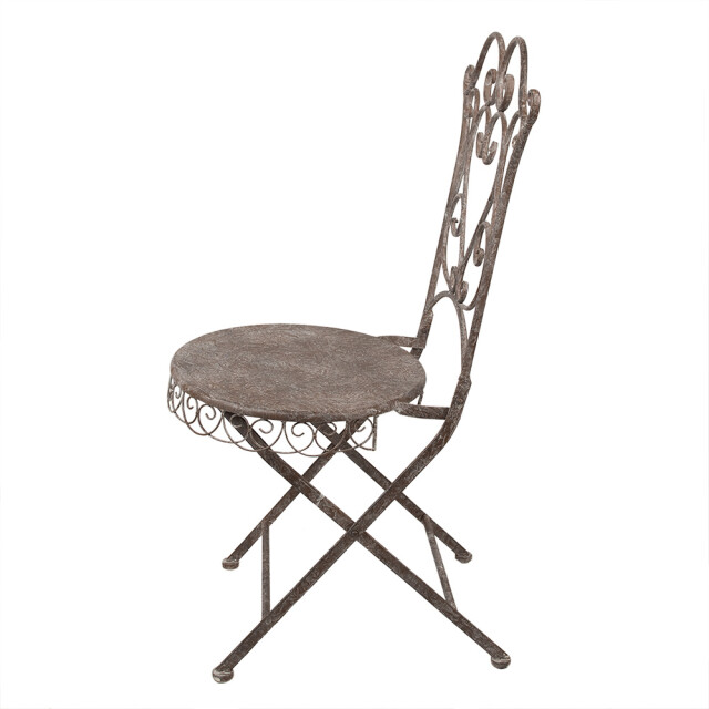 Clayre & Eef Tuinstoel 49x49x95 cm ijzer 2877183 large