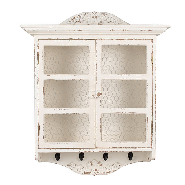 Clayre & Eef Wandkast 56x23x69 cm houtproduct opbergkast 2795657 large
