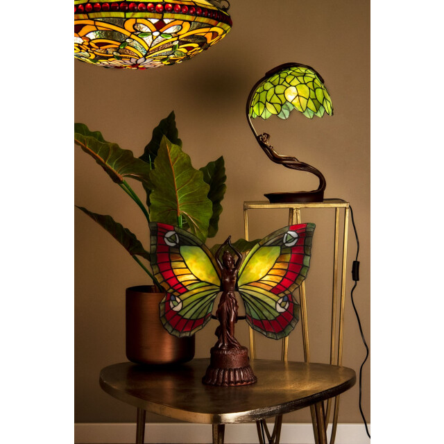 Clayre & Eef Salontafel 69x69x47 cm aluminium driehoek bijzettafel 1218363 large