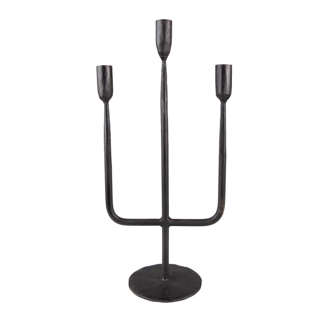 Clayre & Eef Kandelaar 43 cm ijzer kaarsenstandaard 2202572 large
