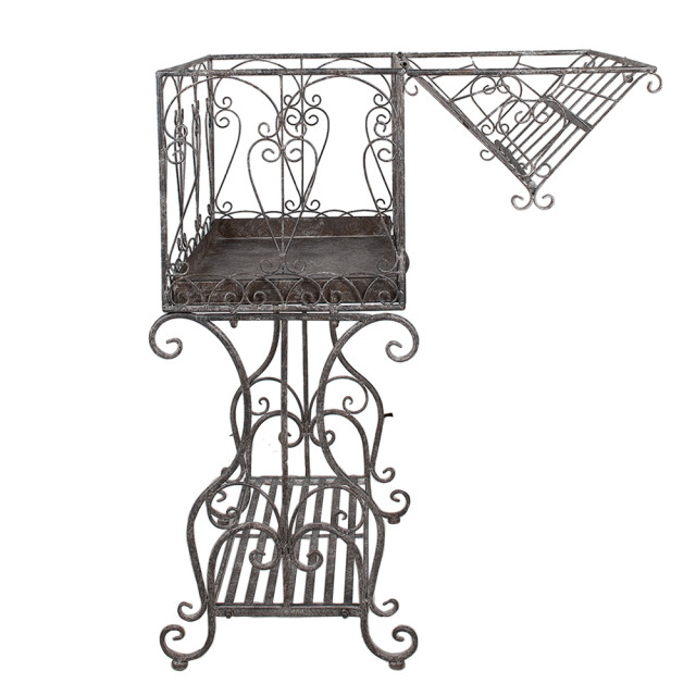 Clayre & Eef Planthouder 48x36x102 cm ijzer plantenstandaard 2875104 large