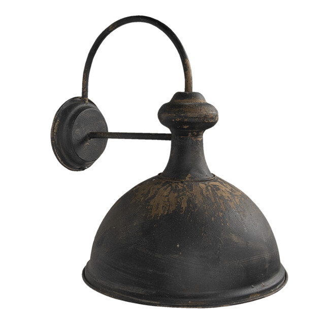 Clayre & Eef Wandlamp 43x35x44 cm ijzer rond muurlamp 1148779 large