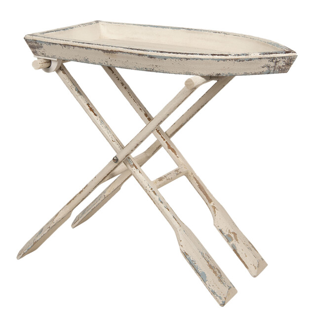 Clayre & Eef Bijzettafel 70x39x64 cm hout tafeltje 1094301 large