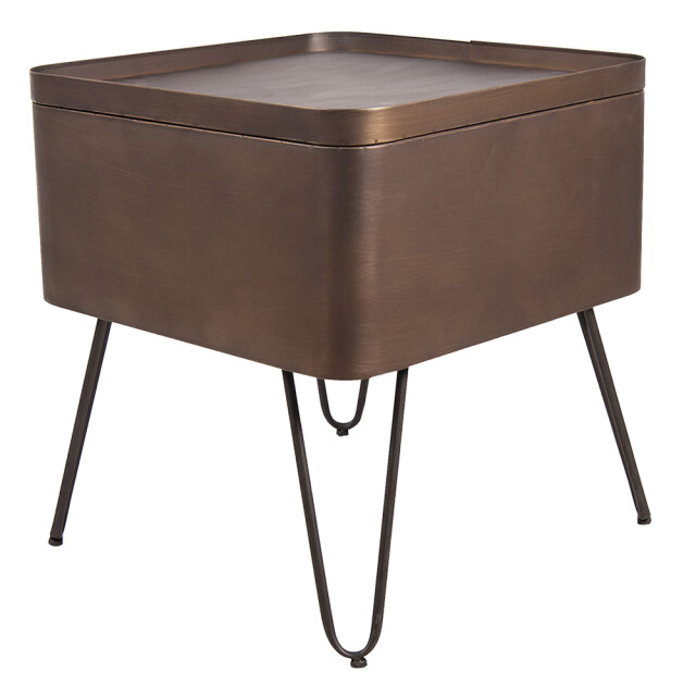 Clayre & Eef Bijzettafel 45x45x50 cm ijzer vierkant 1453878 large