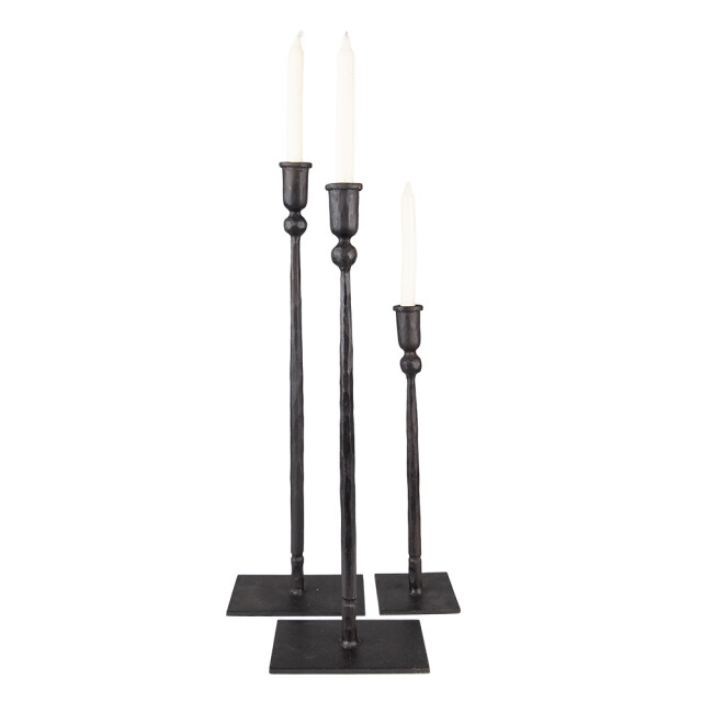 Clayre & Eef Kandelaar set van 3 35 / 49 / 52 cm ijzer kandelaar 2202573 large