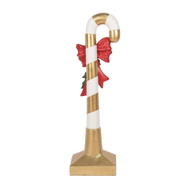 Clayre & Eef Kerstdecoratie beeld zuurstok 83 cm kunststof 2939468 large