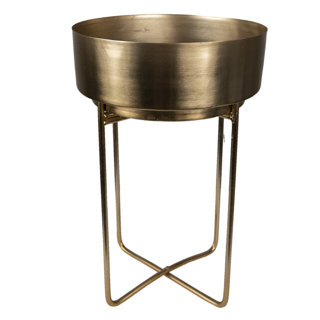 Clayre & Eef Bloempot Ø 30x48 cm ijzer plantenstandaard 2031289 large