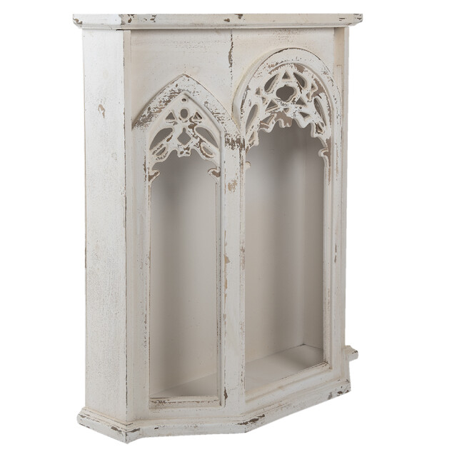 Clayre & Eef Wandkast 76x26x82 cm hout opbergkast 1740944 large