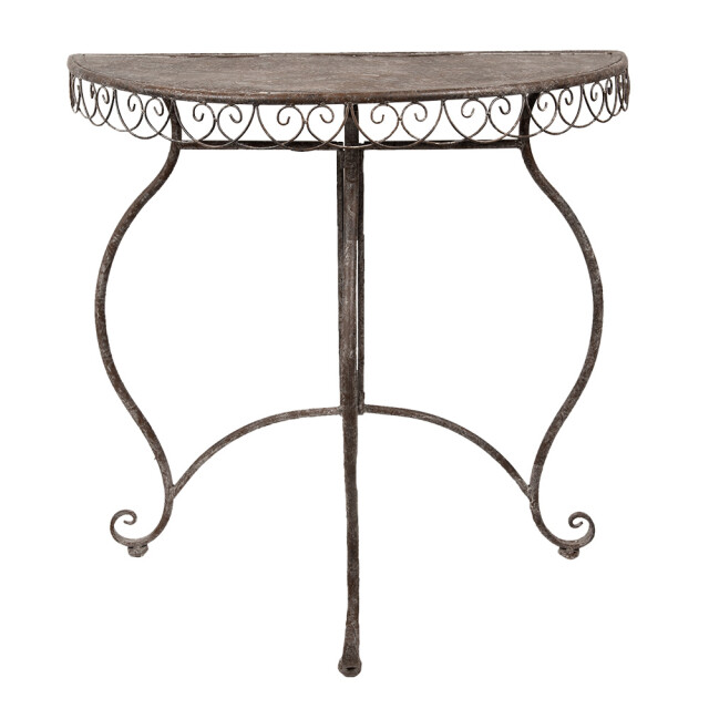 Clayre & Eef Plantentafel set van 2 76x38x75 / 64x32x65 cm ijzer 2877185 large