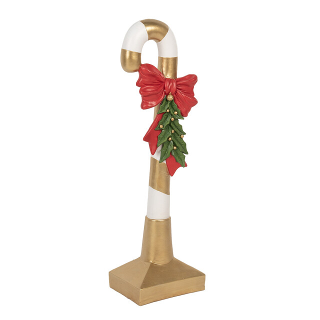 Clayre & Eef Kerstdecoratie beeld zuurstok 83 cm kunststof 2939468 large