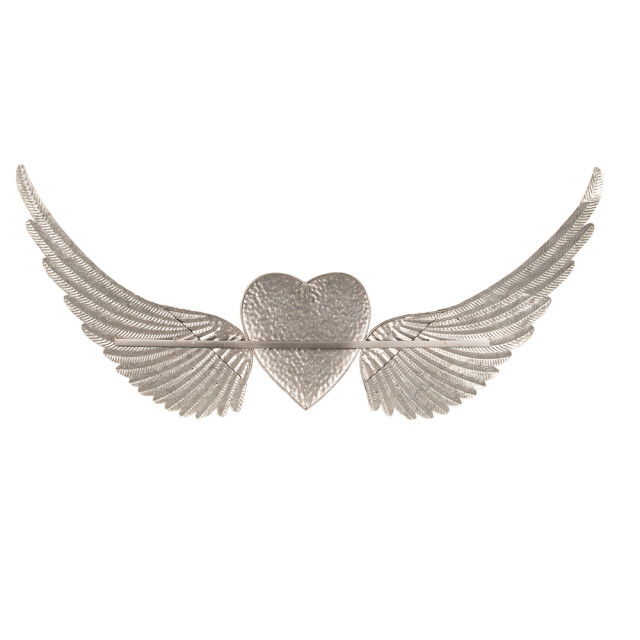 Clayre & Eef Wanddecoratie vleugels 120x1x55 cm ijzer muurdecoratie 2753284 large