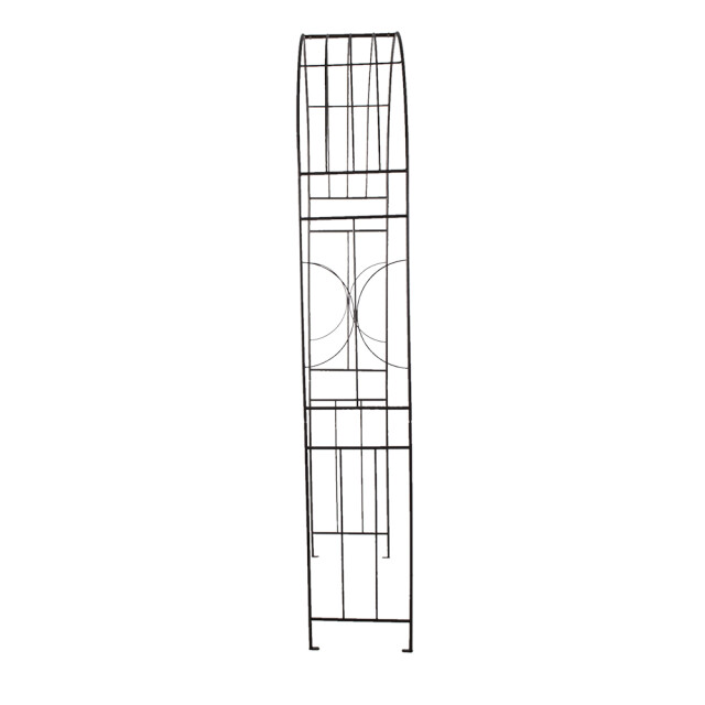 Clayre & Eef Rozenboog 123x40x243 cm metaal rechthoek plantensteun 1552278 large