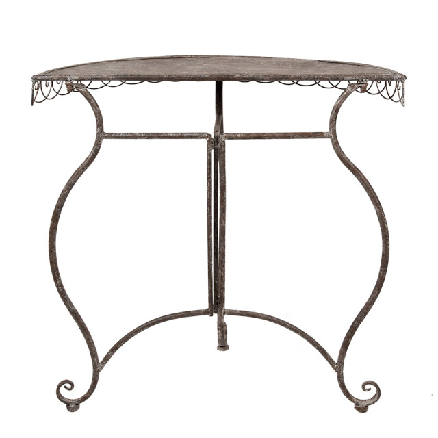 Clayre & Eef Plantentafel set van 2 76x38x75 / 64x32x65 cm ijzer 2877185 large
