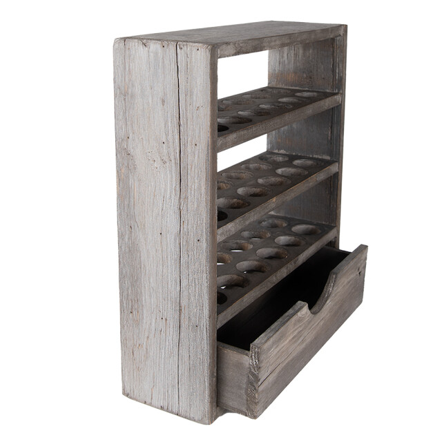 Clayre & Eef Eierkastje 35x11x38 cm hout rechthoek eierhouder 2229964 large