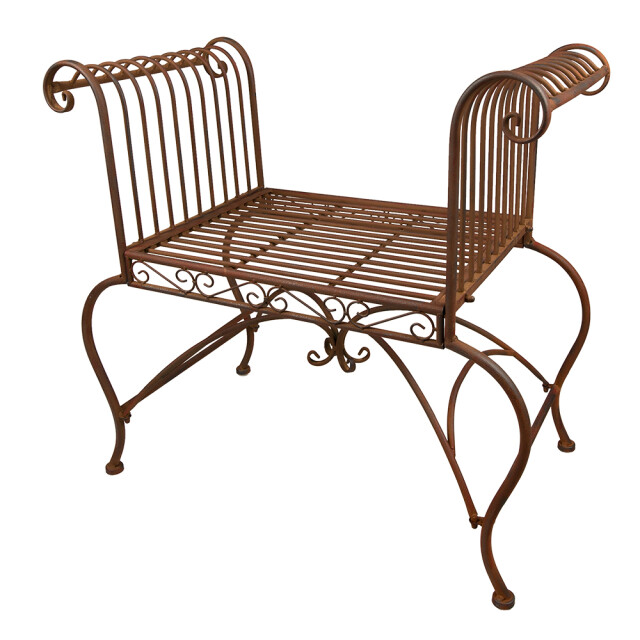 Clayre & Eef Tuinstoel 76x41x71 cm ijzer terrasstoel 2066841 large